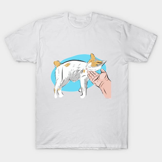 Cat T-shirt T-Shirt by VitaminRGB